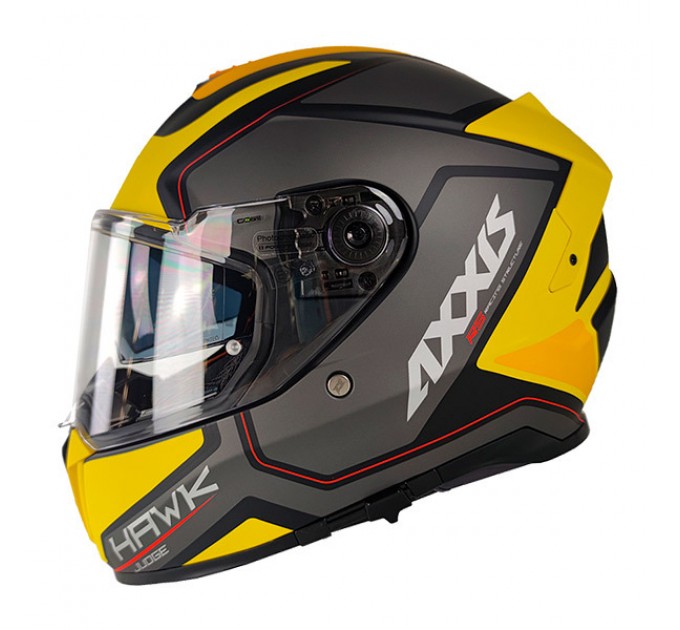 Casca Axxis Hawk Sv Evo Matt Fluor Yellow