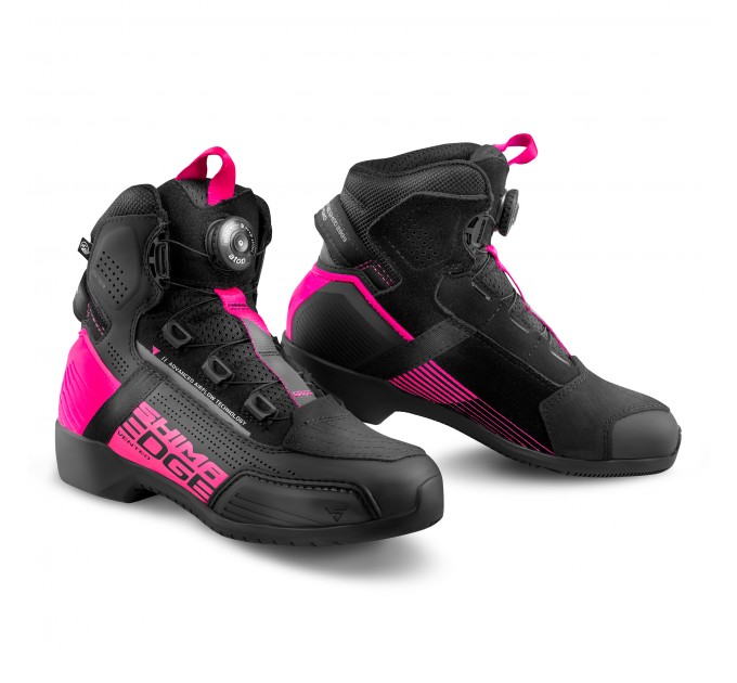 Ghete moto dama SHIMA EDGE VENT PINK