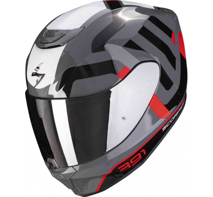 Casca Scorpions Exo 391 Arok Grey/Black/Red