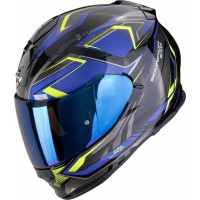Casca moto Scorpions Exo 491 Zumo Black/Blue/Yellow