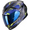 Casca moto Scorpions Exo 491 Zumo Black/Blue/Yellow