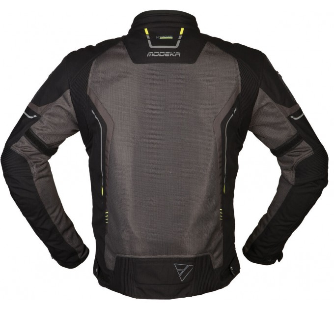 Geaca moto Modeka Khao Air Dark Grey / Black