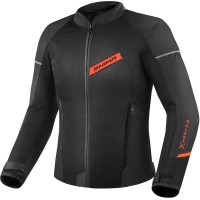 Geaca moto SHIMA X-MESH 2.0 Black/Red + Back Protector