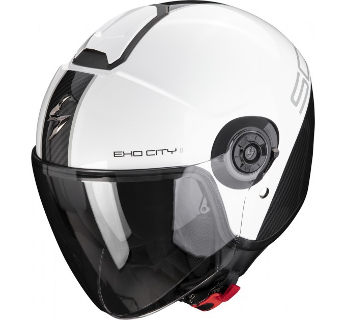 Casca Scorpion Exo-City II Carbo White/Black