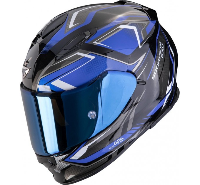 Casca moto Scorpions Exo 491 Zumo Black/Blue