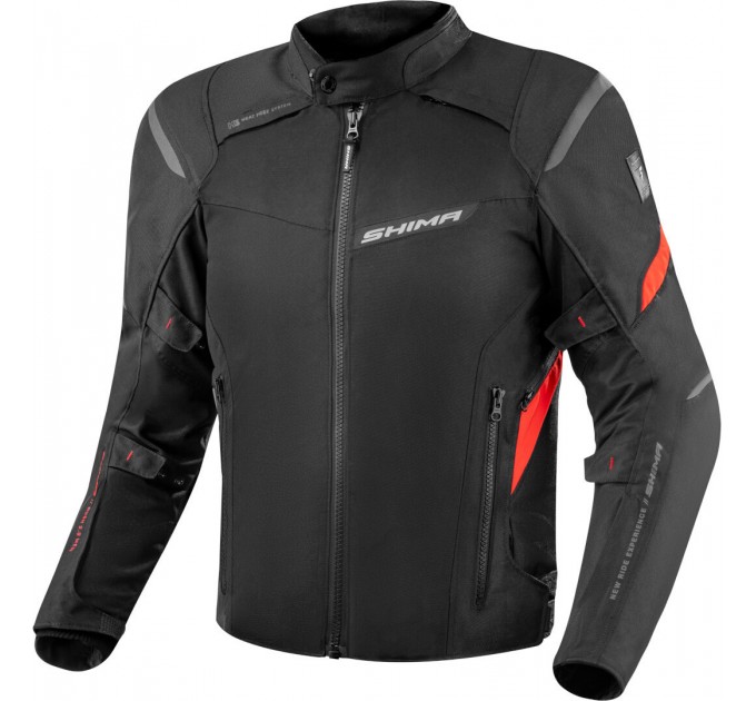 Geaca moto SHIMA RUSH 2 Black/Red