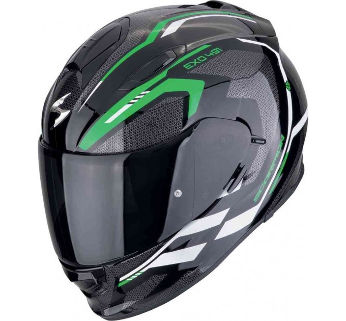 Casca Scorpions Exo 491 Kripta Black/Green/White