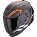 Casca Scorpions Exo 491 Kripta Black Matt /Orange/White