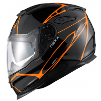 Casca NEXX Y100 B-SIDE BLACK ORANGE