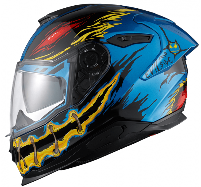 Casca NEXX Y100R NIGHT RIDER SKY BLUE