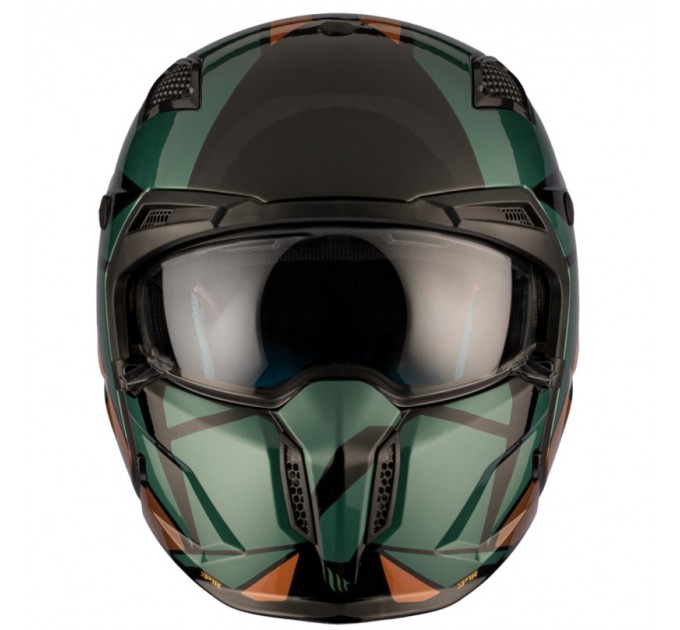 Casca MT STREETFIGHTER S SV P1R A9 GREEN/BRONZE