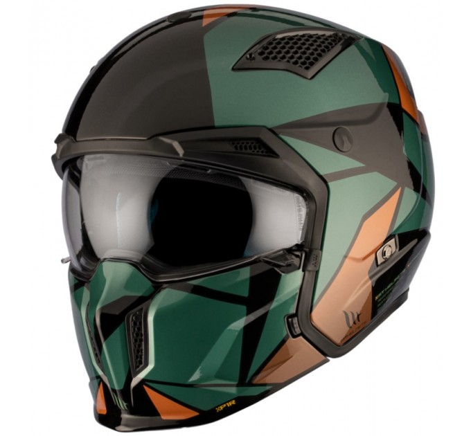 Casca MT STREETFIGHTER S SV P1R A9 GREEN/BRONZE