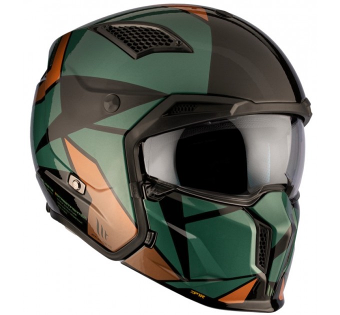 Casca MT STREETFIGHTER S SV P1R A9 GREEN/BRONZE