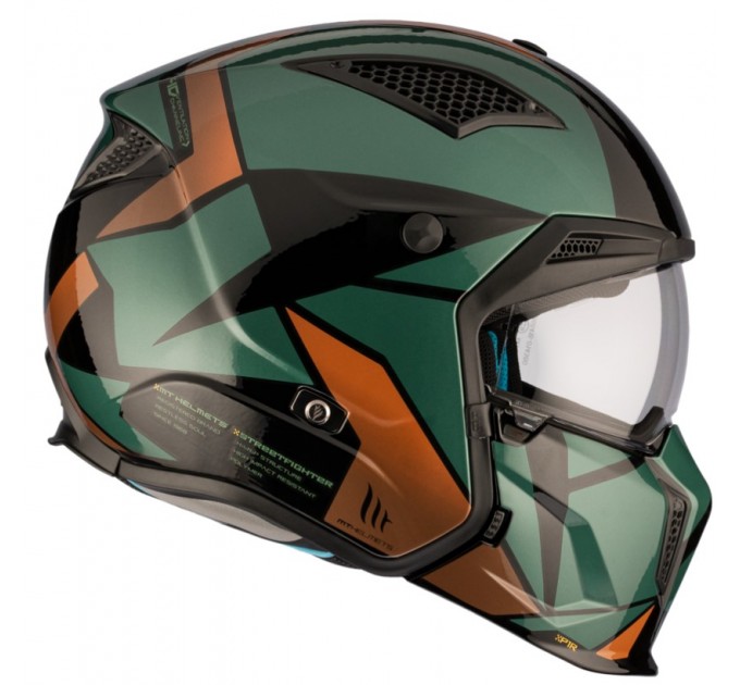 Casca MT STREETFIGHTER S SV P1R A9 GREEN/BRONZE