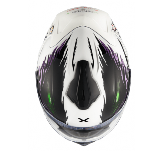 Casca NEXX Y100R NIGHT RIDER WHITE