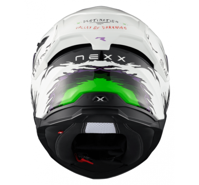 Casca NEXX Y100R NIGHT RIDER WHITE