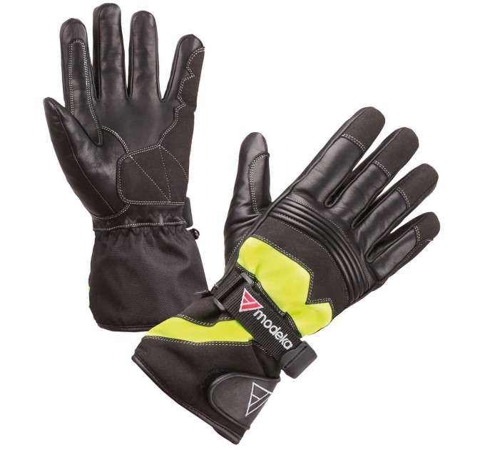 Мanusi Moto Modeka Glove Freeze Evo Black/Yellow
