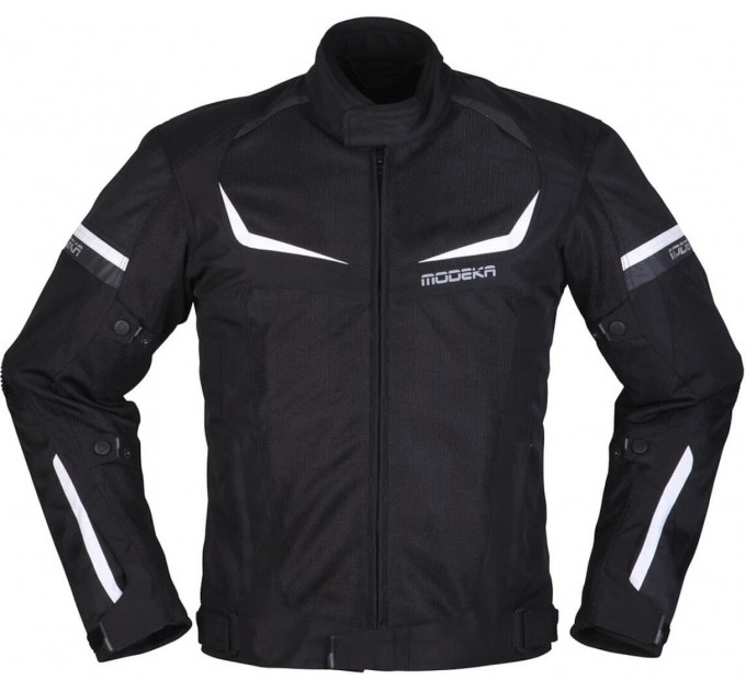 Geaca moto Modeka Yannik Air Black/White