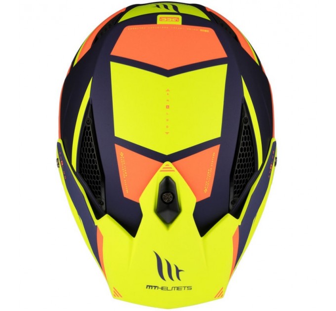 Casca MT DISTRICT SV S ANALOG D27 MATT ORANGE/FLUO YELLOW