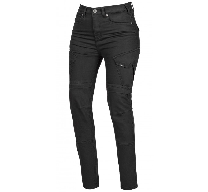 Blugi moto pentru femei SECA SQUADRON LADY BLACK