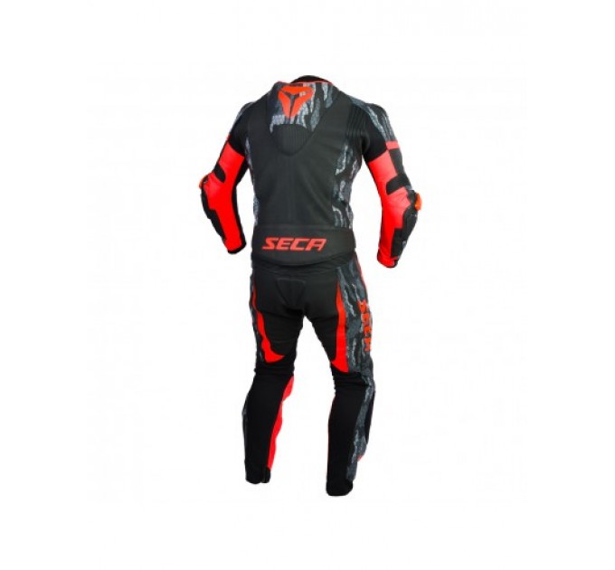 Pantaloni moto SECA SRS II FLUO RED/CAMO