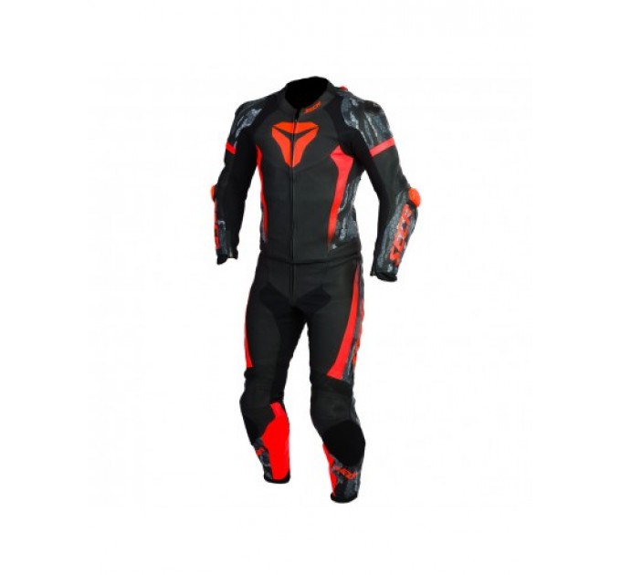 Pantaloni moto SECA SRS II FLUO RED/CAMO