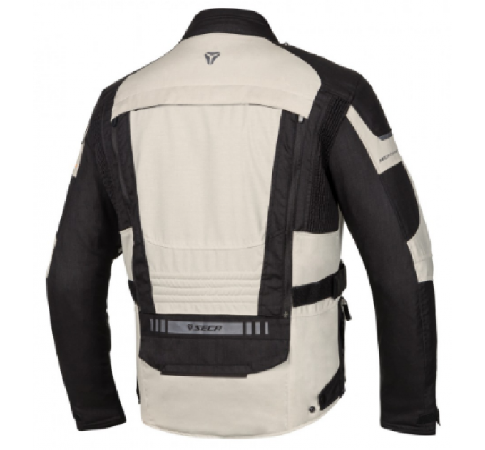 Geaca moto din textil SECA STRADA EVO, Gri