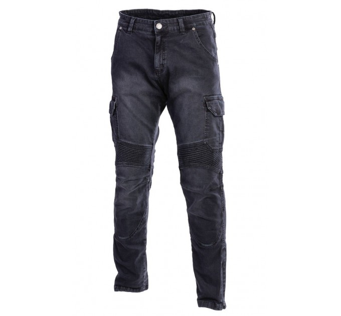 Blugi moto SECA SQUARE SLIM FIT BLACK