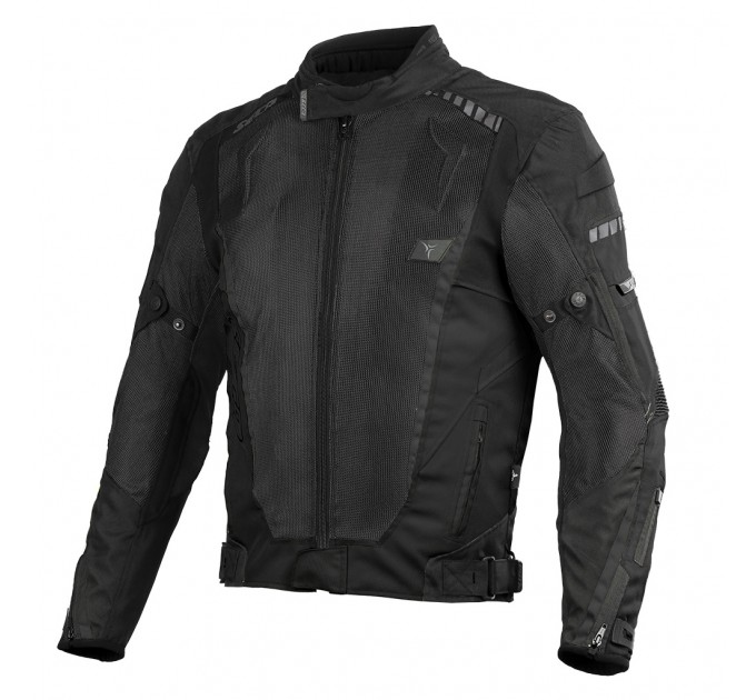 Geacă din textil SECA LT AIRFLOW II BLACK