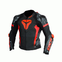 Geaca moto SECA SRS II FLUO RED/CAMO